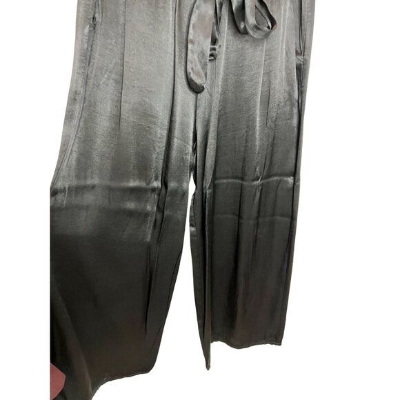 Venti6 Black Silky wide leg ankle pants - Size S - Picture 7 of 7